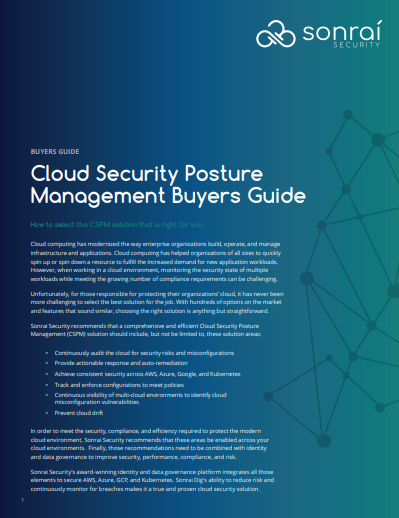 Cloud Security Posture Management Buyers Guide - Intentify Content Hub ...